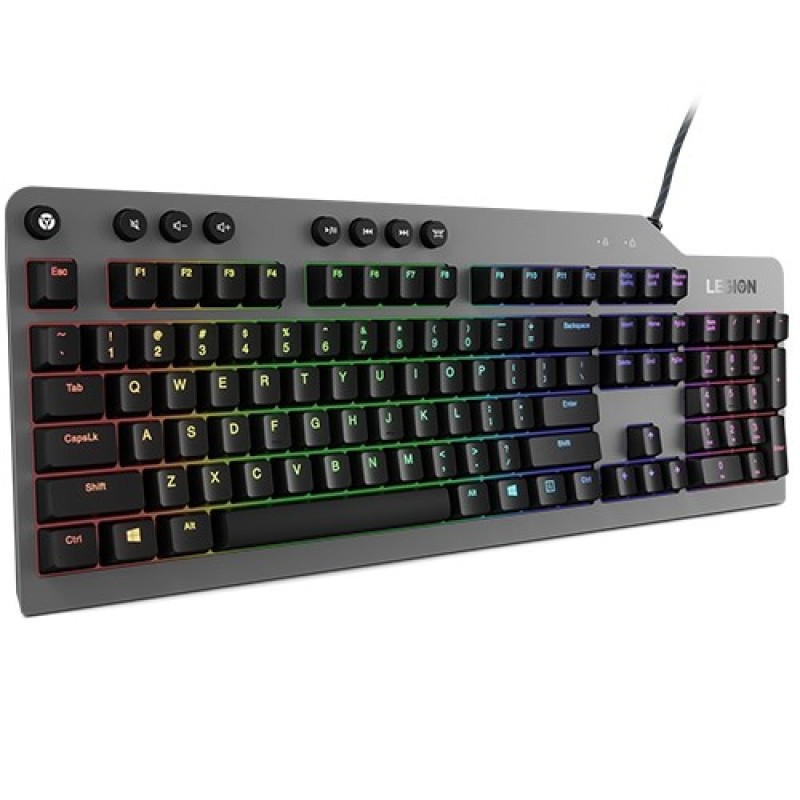 Lenovo Legion K500 keyboard Gaming USB QWERTY US English Black, Grey Lenovo Legion K500 keyboard Gaming USB QWERTY US English Black, Grey