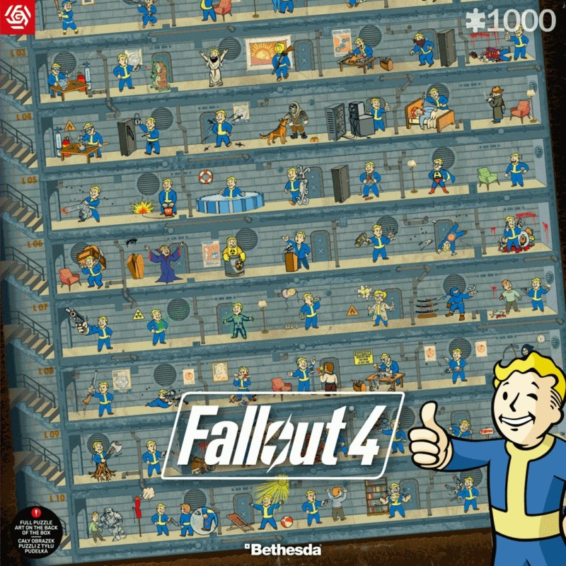 Puzzle Good Loot Gaming - Fallout 4: Perk Poster 1000 pc(s) Puzzle Good Loot Gaming - Fallout 4: Perk Poster 1000 pc(s)