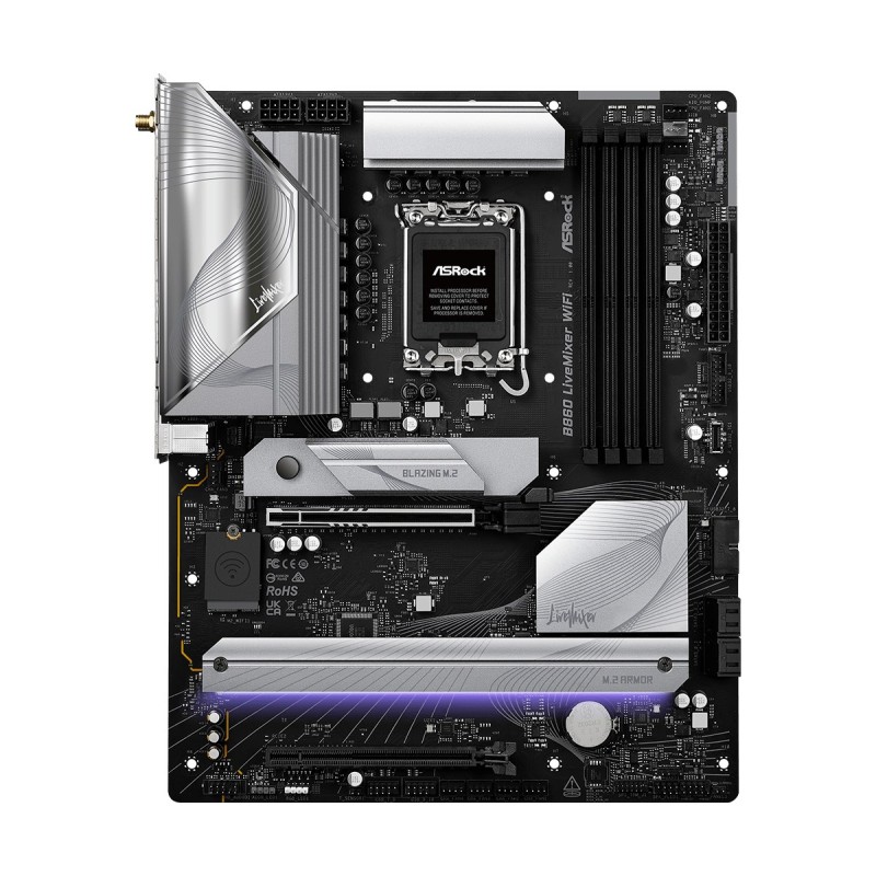 Asrock B860 LiveMixer WiFi Intel B860 LGA 1851 (Socket V1) ATX Asrock B860 LiveMixer WiFi Intel B860 LGA 1851 (Socket V1) ATX