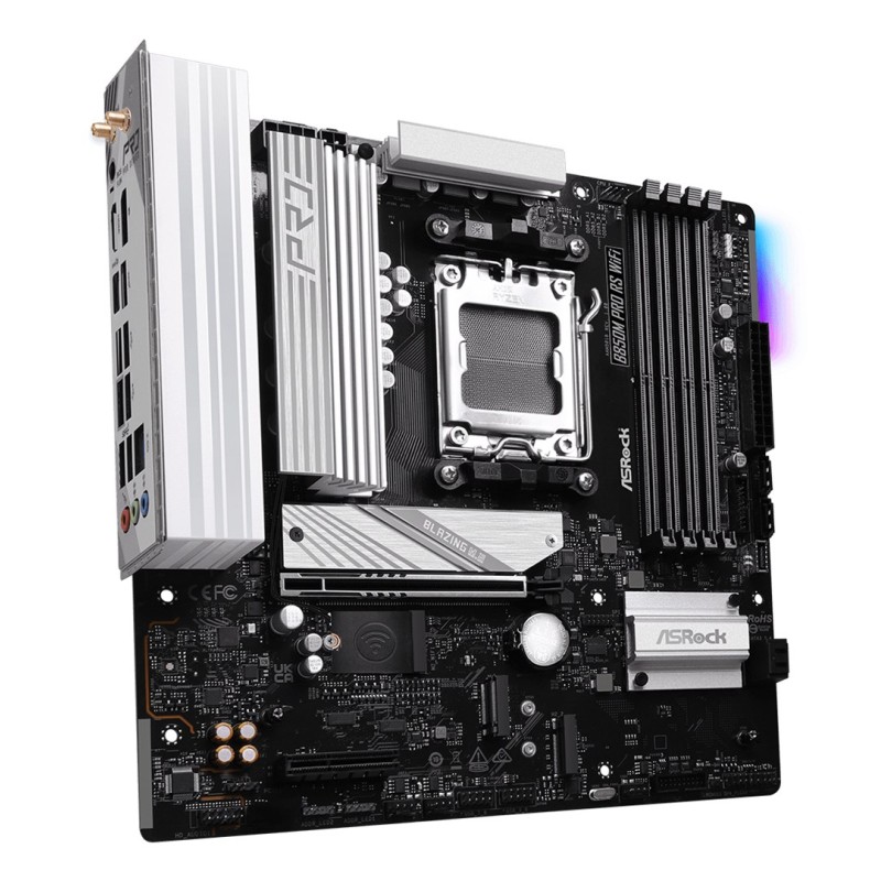 Asrock B850M Pro RS WiFi AMD B850 Socket AM5 micro ATX Asrock B850M Pro RS WiFi AMD B850 Socket AM5 micro ATX