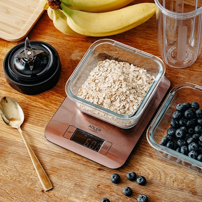 Kitchen scale ADLER AD 3183c Copper Kitchen scale ADLER AD 3183c Copper