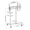 Techly ICA-TR68M TV mount/stand 2.54 m (100