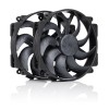 NF-A14x25r G2 PWM Sx2-PP chromax.black - dual fan set, black