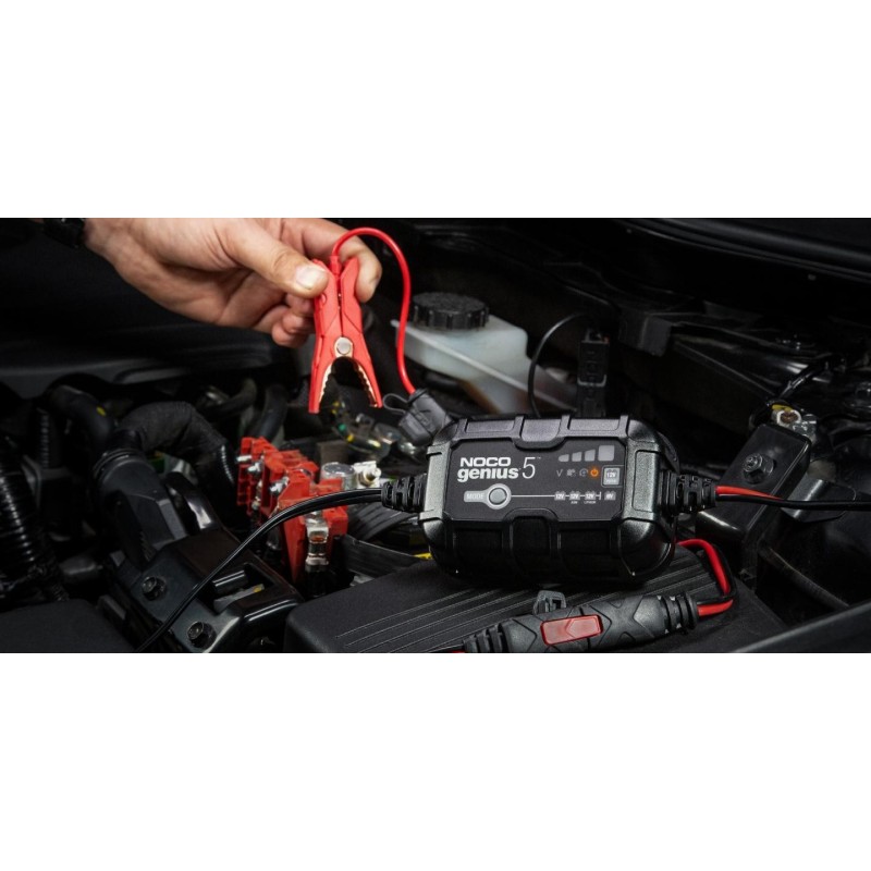 NOCO GENIUS5 5A Battery charger for 6V/12V batteries with maintenance and desulphurisation function NOCO GENIUS5 5A Battery charger for 6V/12V batteries with maintenance and desulphurisation function