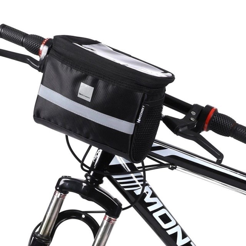 Wozinsky WBB12BK Handlebar bike bag + Phone case 2l Black Wozinsky WBB12BK Handlebar bike bag + Phone case 2l Black