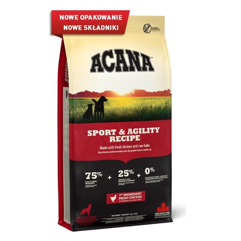 ACANA Sport & Agility - dry dog food - 17kg