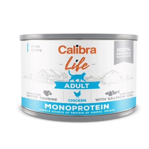 CALIBRA Cat Life Adult Chicken - wet cat food - 200g