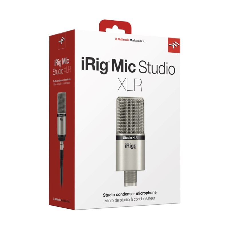 IK Multimedia iRig Mic Studio XLR - condenser microphone IK Multimedia iRig Mic Studio XLR - condenser microphone
