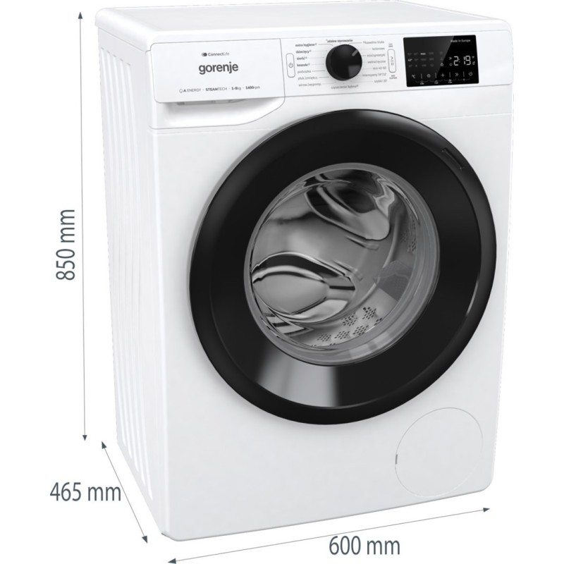 Gorenje G400 Freestanding Washing Machine, 8 kg, 1400 rpm WPNEI84SBSWIFI/PL Gorenje G400 Freestanding Washing Machine, 8 kg, 1400 rpm WPNEI84SBSWIFI/PL