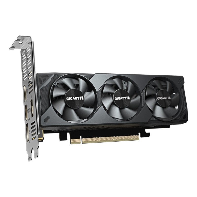 GIGABYTE GeForce RTX 5060 OC Low Profile 8G Graphics Card - 8GB GDDR7, 128bit, PCI-E 5.0, 2512 MHz Core Clock, 3 x DisplayPort, 1 x HDMI, GV-N5060OC-8GL GIGABYTE GeForce RTX 5060 OC Low Profile 8G Graphics Card - 8GB GDDR7, 128bit, PCI-E 5.0, 2512 MHz Core Clock, 3 x DisplayPort, 1 x HDMI, GV-N5060OC-8GL