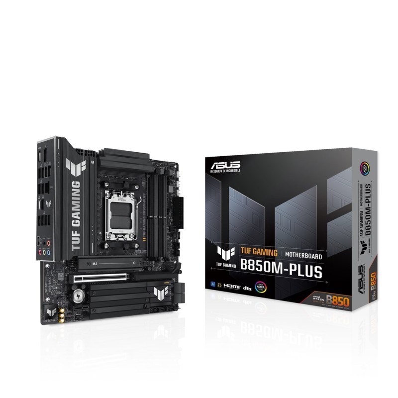 ASUS TUF GAMING B850M-PLUS AMD B850 Socket AM5 micro ATX ASUS TUF GAMING B850M-PLUS AMD B850 Socket AM5 micro ATX