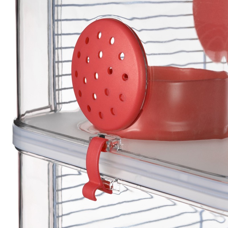 ZOLUX Rody3 Trio - rodent cage - red ZOLUX Rody3 Trio - rodent cage - red