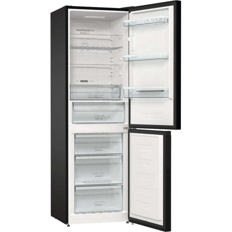 Gorenje NRK6192ABK4 fridge-freezer Freestanding 302 L E Black Gorenje NRK6192ABK4 fridge-freezer Freestanding 302 L E Black