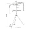 Techly ICA-TR18SAM TV mount 165.1 cm (65 Techly ICA-TR18SAM TV mount 165.1 cm (65