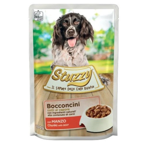 STUZZY Chunks with beef - wet dog food - 100 g STUZZY Chunks with beef - wet dog food - 100 g