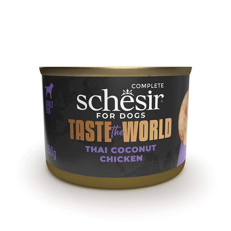 SCHESIR Taste the world Chicken thai coconut - wet dog food - 150g