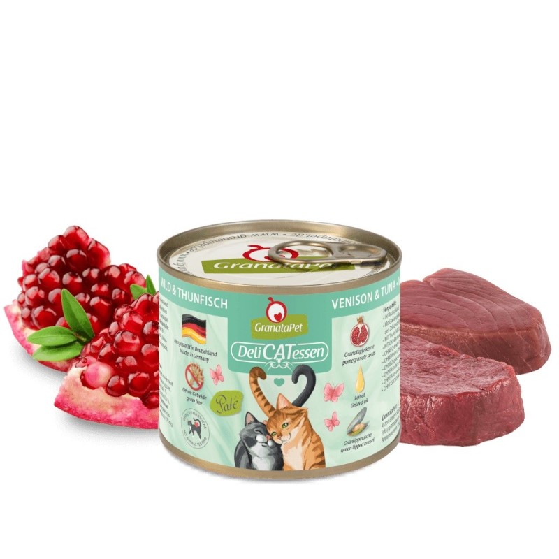 GRANATAPET DeliCATessen Venison and tuna - wet cat food - 200g GRANATAPET DeliCATessen Venison and tuna - wet cat food - 200g