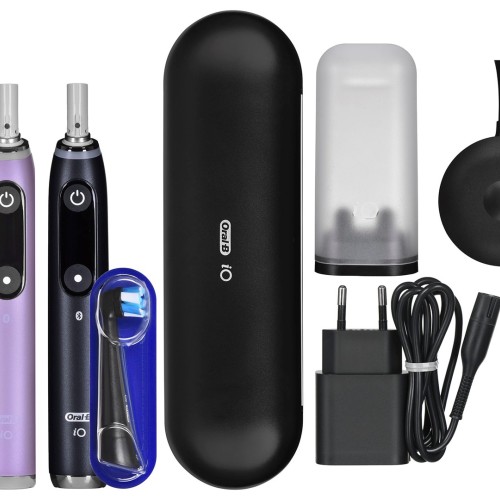 BRAUN ORAL-B ELECTRIC TOOTHBRUSH IO 9N SET DUO BLACK ONYX & ROSE QUARTZ BRAUN ORAL-B ELECTRIC TOOTHBRUSH IO 9N SET DUO BLACK ONYX & ROSE QUARTZ