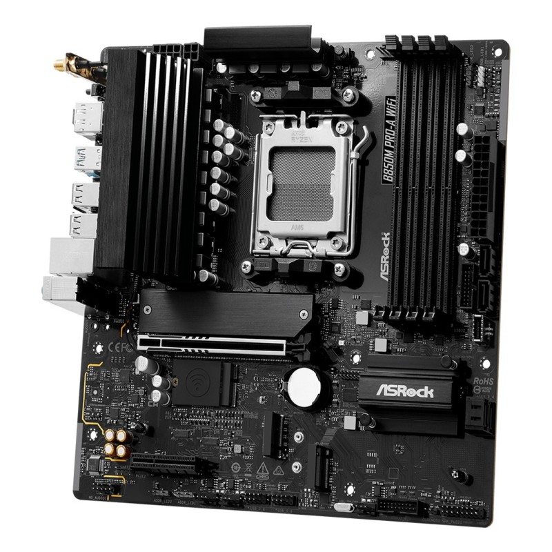 Asrock B850M Pro-A WiFi AMD B850 Socket AM5 micro ATX Asrock B850M Pro-A WiFi AMD B850 Socket AM5 micro ATX