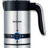 Severin SM 3584 milk frother/warmer Automatic Black, Stainless steel