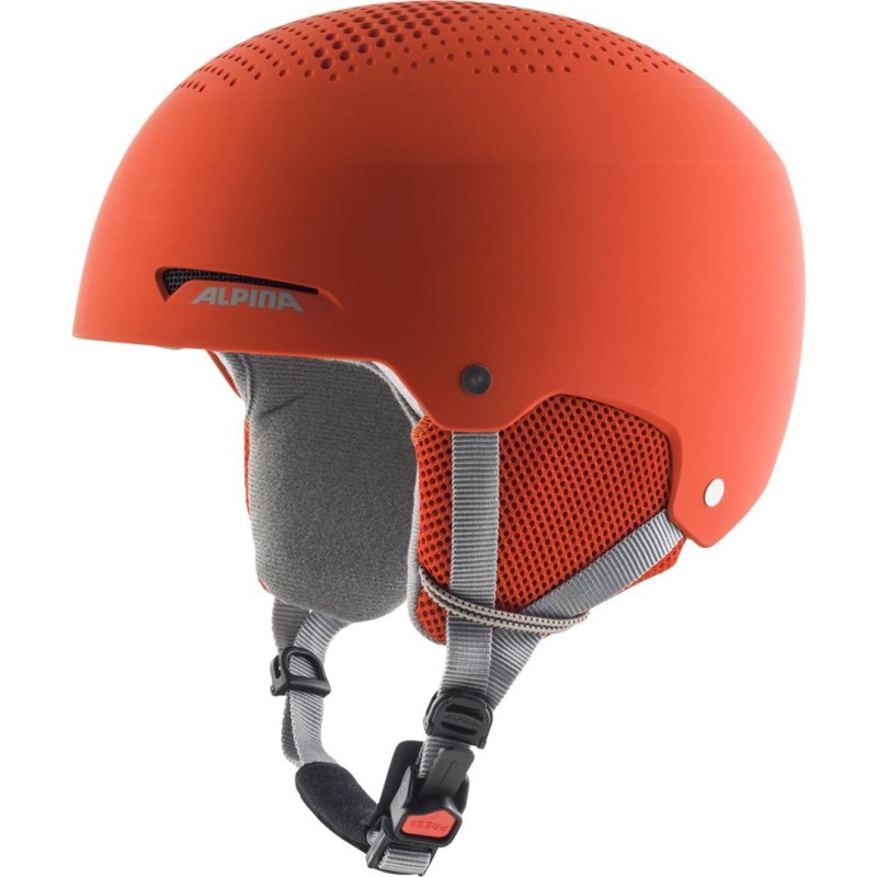 WINTER HELMET CASCO DE INVIERNO ALPINA ZUPO PUMPKIN-ORANGE MATT 54-58 WINTER HELMET CASCO DE INVIERNO ALPINA ZUPO PUMPKIN-ORANGE MATT 54-58