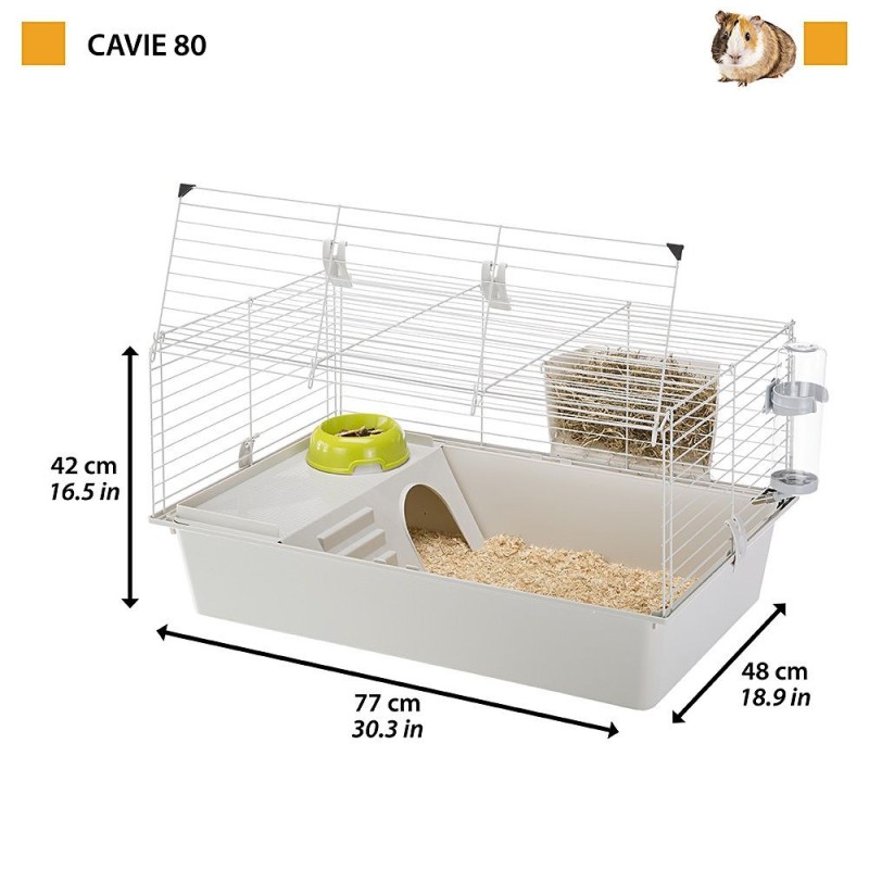 FERPLAST Cavie 80 - Cage - 77x42 cm FERPLAST Cavie 80 - Cage - 77x42 cm