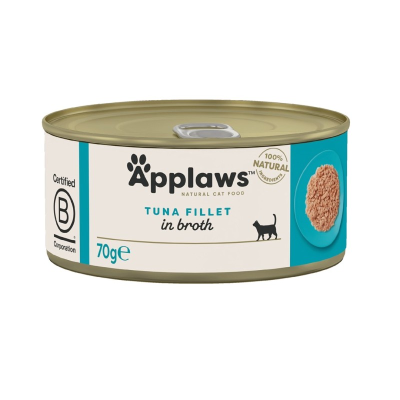 APPLAWS Natural Cat Food Tuna fillet - wet cat food - 70g APPLAWS Natural Cat Food Tuna fillet - wet cat food - 70g