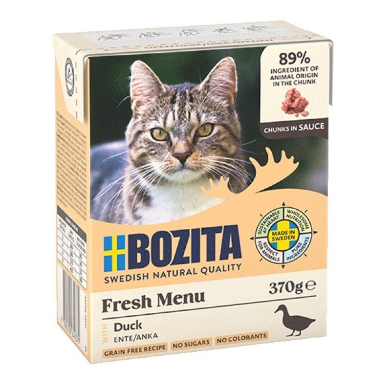 BOZITA Fresh Menu Duck in gravy - wet cat food - 370g