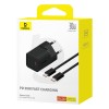 Baseus P10110902113-01 USB-C GaN5 mini 30W mains charger Black Baseus P10110902113-01 USB-C GaN5 mini 30W mains charger Black