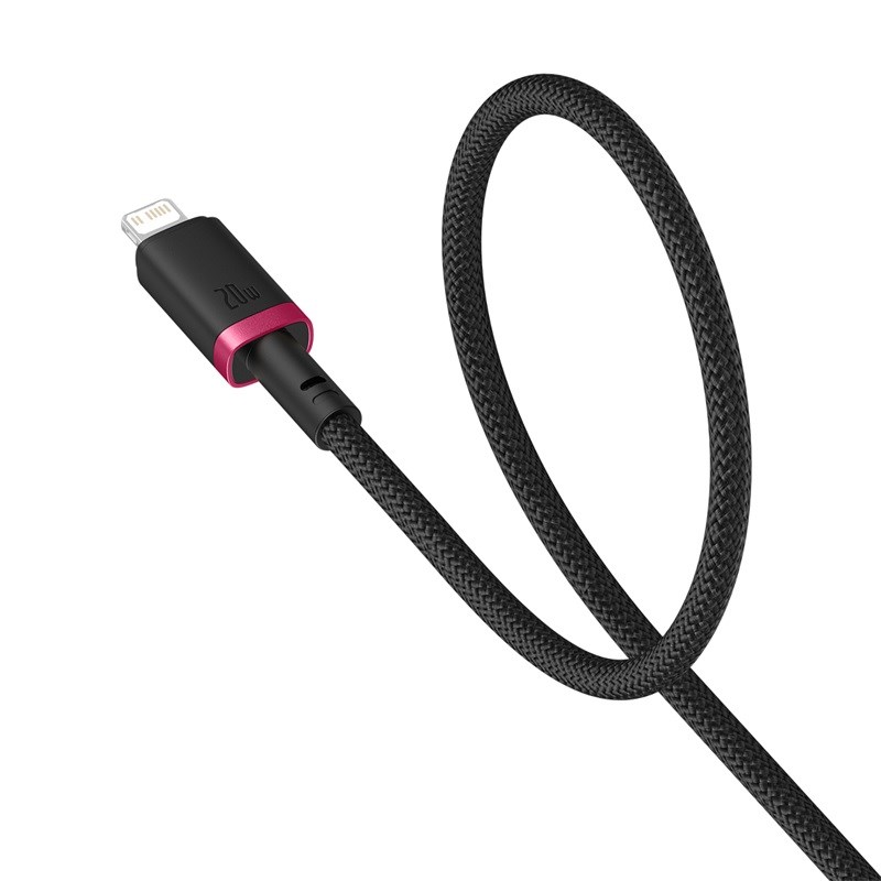 Baseus Dura Type C fast charging cable for iP 20 W 1 m Black, Red Baseus Dura Type C fast charging cable for iP 20 W 1 m Black, Red