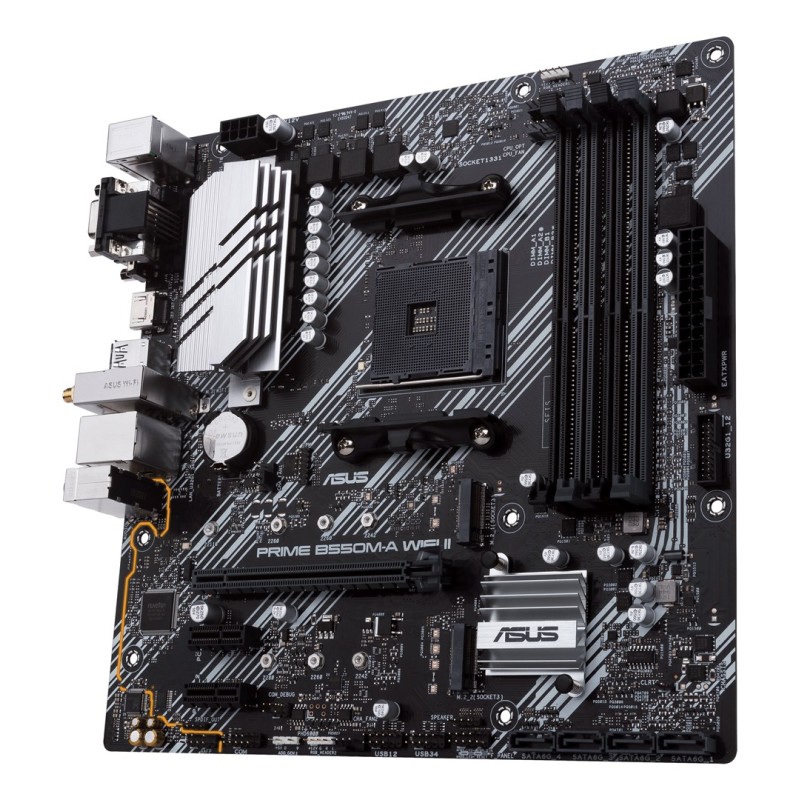 ASUS PRIME B550M-A WIFI II AMD B550 Socket AM4 micro ATX ASUS PRIME B550M-A WIFI II AMD B550 Socket AM4 micro ATX