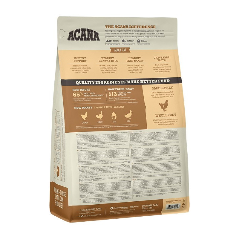 ACANA Homestead Harvest - dry cat food - 1,8kg ACANA Homestead Harvest - dry cat food - 1,8kg