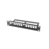 LANBERG PATCH PANEL BLANK 12 PORT 1U 10 LANBERG PATCH PANEL BLANK 12 PORT 1U 10