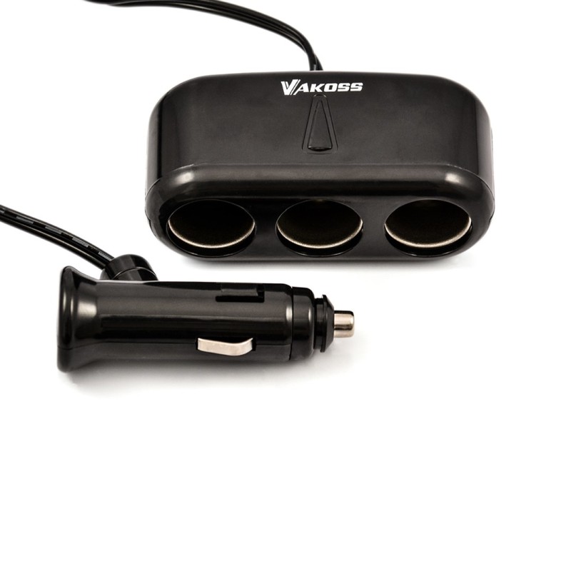 Vakoss TP-3263CK Car Cigarette Lighter Splitter Vakoss TP-3263CK Car Cigarette Lighter Splitter