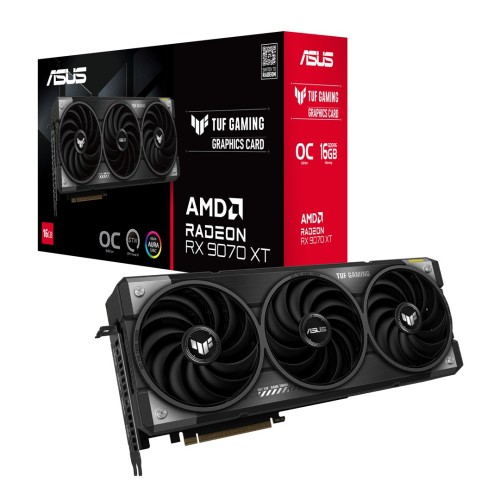 ASUS TUF Gaming TUF-RX9070XT-O16G-GAMING AMD Radeon RX 9070 XT 16 GB GDDR6 ASUS TUF Gaming TUF-RX9070XT-O16G-GAMING AMD Radeon RX 9070 XT 16 GB GDDR6
