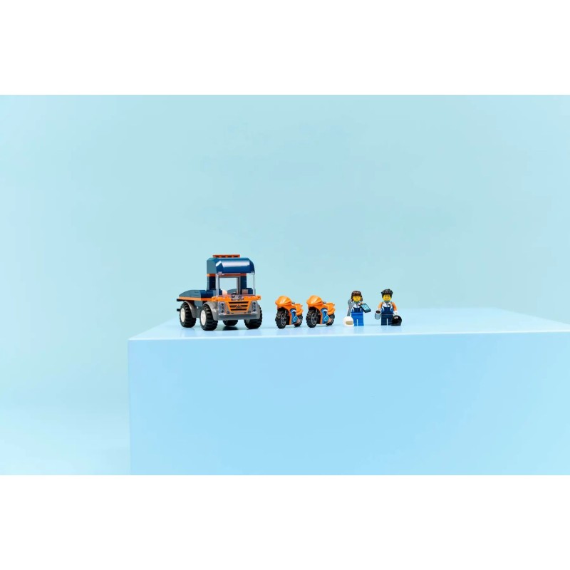 LEGO CITY 60491 Motorcycle Transporter