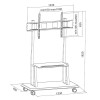 Techly ICA-TR31 signage display mount 3.05 m (120 Techly ICA-TR31 signage display mount 3.05 m (120
