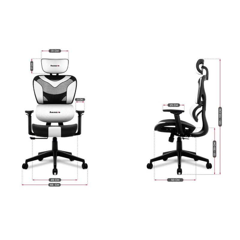 Huzaro Combat 8.0 White gaming chair Huzaro Combat 8.0 White gaming chair