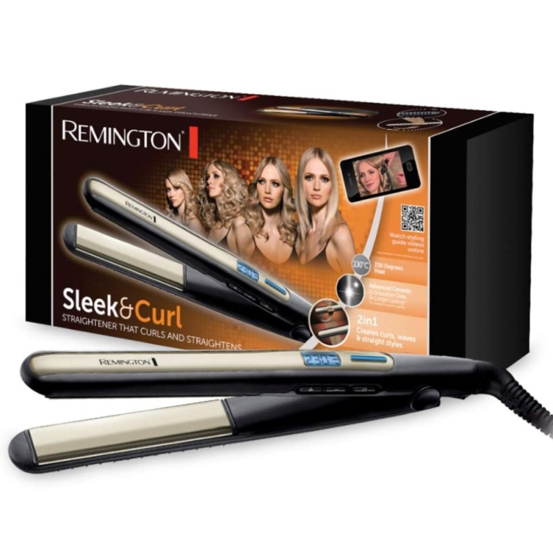 Remington S6500 hair styling tool Straightening iron Warm Black 2.5 m Remington S6500 hair styling tool Straightening iron Warm Black 2.5 m