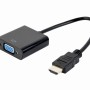 Gembird A-HDMI-VGA-04 video cable adapter 0.15 m VGA (D-Sub) HDMI Type A (Standard) Black