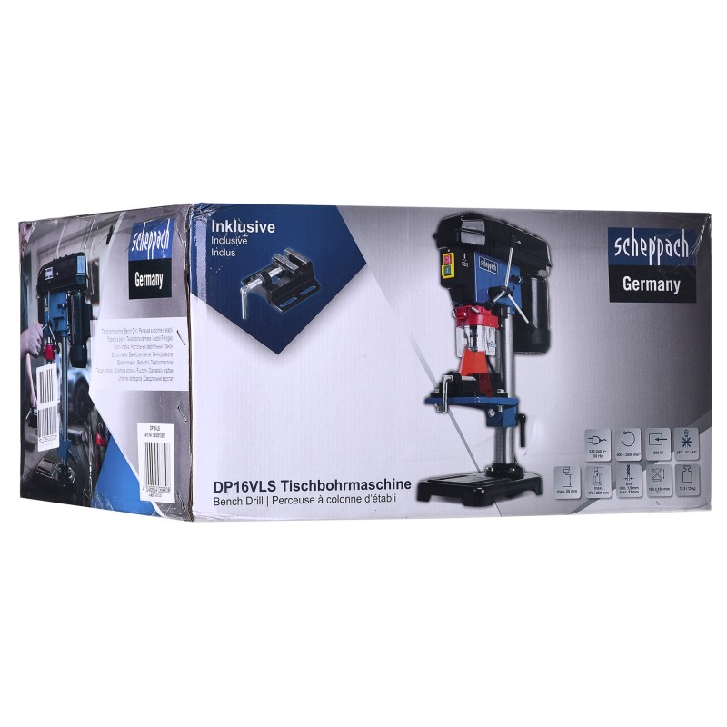 Scheppach DP16VLS drill press 500 W Scheppach DP16VLS drill press 500 W