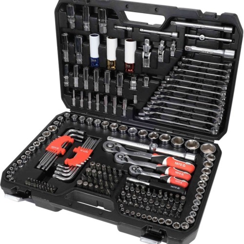 TOOL SET 1/4‘, 3/8’, 1/2’ KPL YT-38850 YATO TOOL SET 1/4‘, 3/8’, 1/2’ KPL YT-38850 YATO