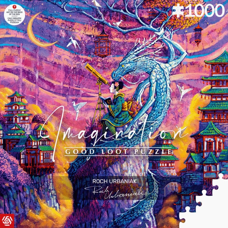 Puzzle Good Loot Imagination - Roch Urbaniak: Sakura & Ryu 1000 pc(s) Puzzle Good Loot Imagination - Roch Urbaniak: Sakura & Ryu 1000 pc(s)