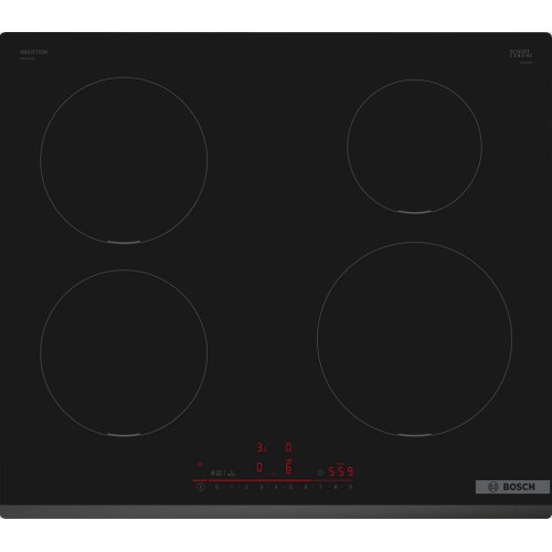 Bosch Serie 6 PIE631HB1E hob Black Built-in 60 cm Zone induction hob 4 zone(s) Bosch Serie 6 PIE631HB1E hob Black Built-in 60 cm Zone induction hob 4 zone(s)