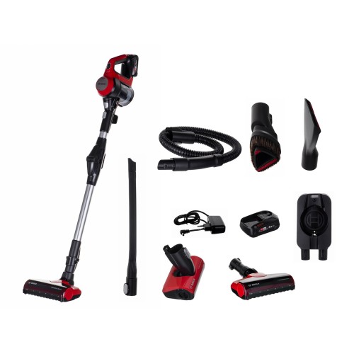 Bosch BBS711ANM stick vacuum/electric broom Bagless 0.3 L Black, Red, Stainless steel Bosch BBS711ANM stick vacuum/electric broom Bagless 0.3 L Black, Red, Stainless steel