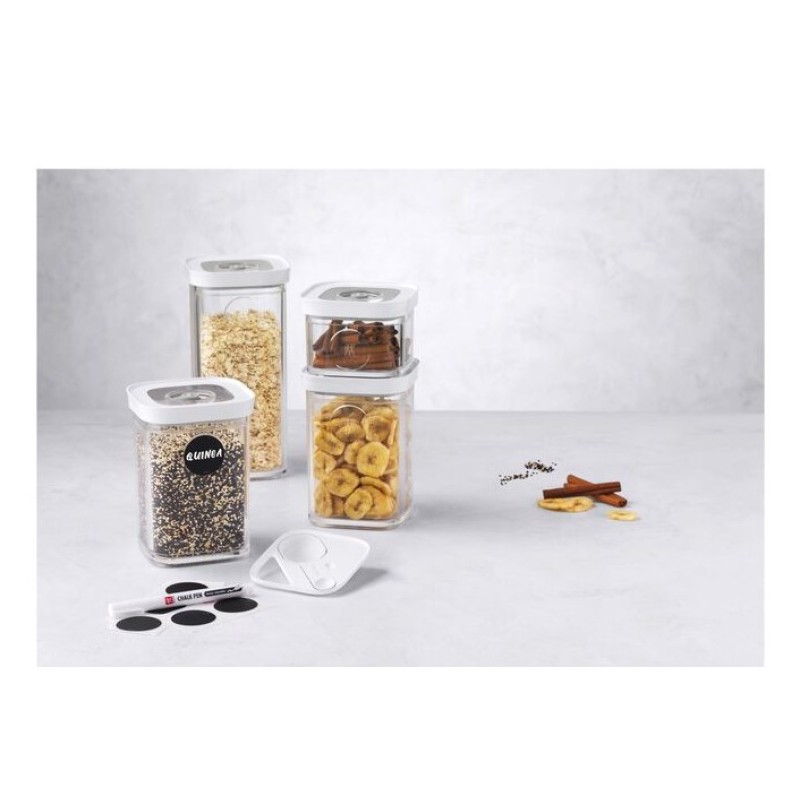 ZWILLING 1025971 Rectangular Container 2.445 L Transparent, White 6 pc(s) ZWILLING 1025971 Rectangular Container 2.445 L Transparent, White 6 pc(s)