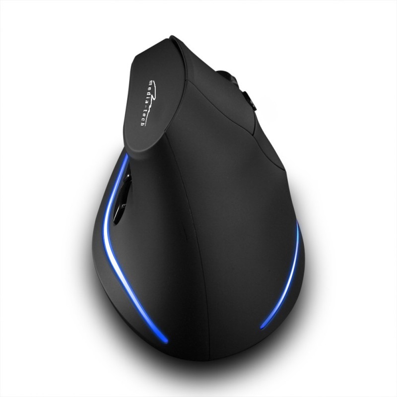 MEDIA-TECH VERTIC RF MT1123 Wireless vertical mouse RF 2400 DPI Black MEDIA-TECH VERTIC RF MT1123 Wireless vertical mouse RF 2400 DPI Black
