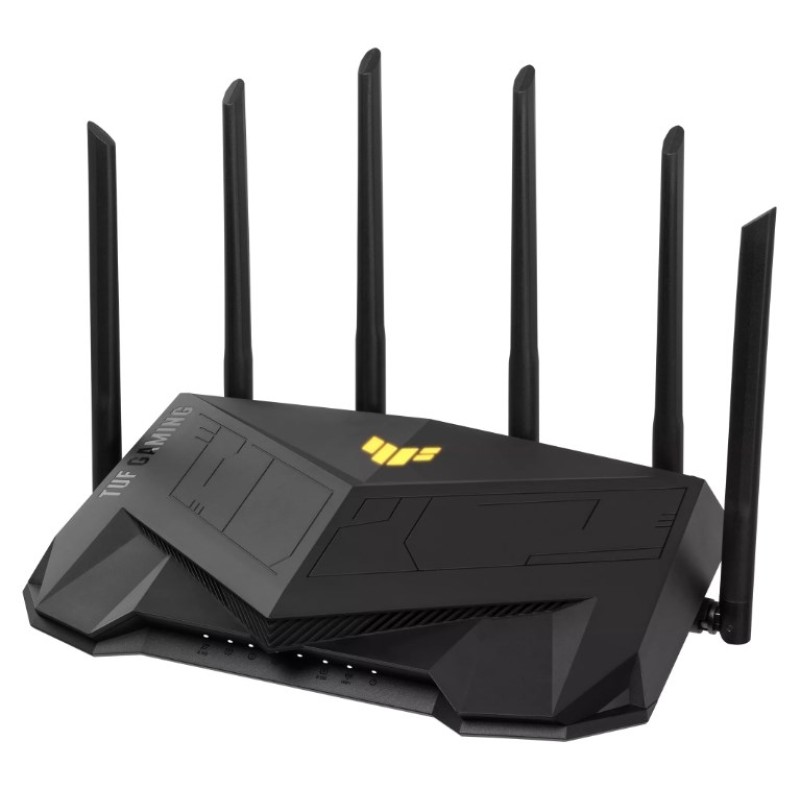 ASUS TUF Gaming AX6000 (TUF-AX6000) wireless router Gigabit Ethernet Dual-band (2.4 GHz / 5 GHz) Black