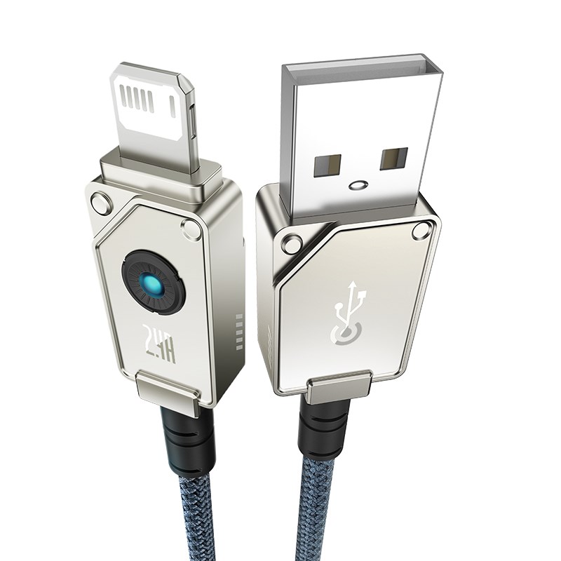 Baseus Unbreakable USB A to iP cable 1 m 5V-2.4A White Baseus Unbreakable USB A to iP cable 1 m 5V-2.4A White