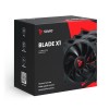 SAVIO Fan Set BLADE X1 SET 3 x 120mm 4-pin PWM black SAVIO Fan Set BLADE X1 SET 3 x 120mm 4-pin PWM black